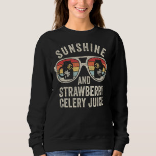 Sudadera Hombres De Verano Retro Sunshine And Strawberry Ce