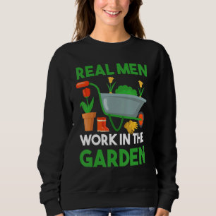 Sudadera Hombres De Verdad Trabajan En El Jardín