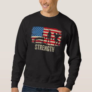 Sudadera Hombres Deporte de fuerza americana Deporte de lev