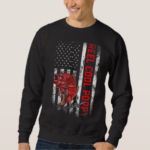 Sudadera Hombres Día del Padre Reel Guay Poppy Fish America