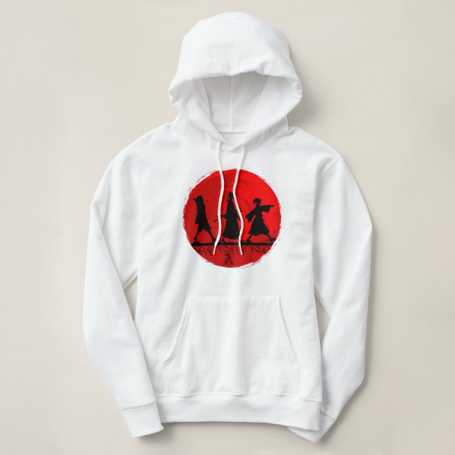 Sudadera Hombres divertidos Samurai Histórico Champloo Adve (Diseño del anverso)