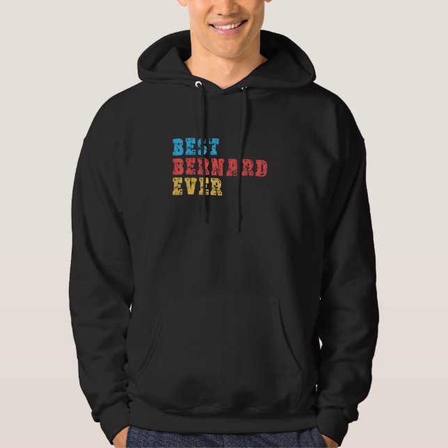 Sudadera Hombres divertidos y personalizados el mejor Berna (Anverso)