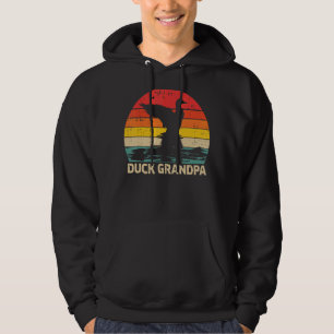 Sudadera Hombres Duck Vintage Retro Duck Da del abuelo