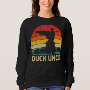 Sudadera Hombres Duck Vintage Retro Duck Tío Día del Padre