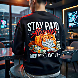 Sudadera Hombres Emprendedores - Mantén el Pago Siempre Gat