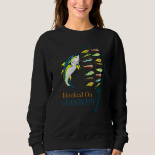 Sudadera Hombres Enganchados Con Granpappy Fisherman Father