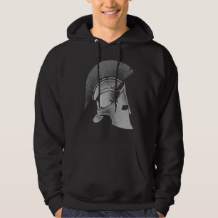 Sudadera Hombres espartanos cascos griegos adornados con gl