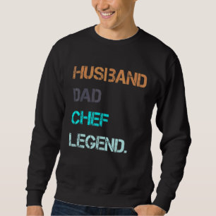 Sudadera Hombres Esposo Papá Chef Legend Fathers Day