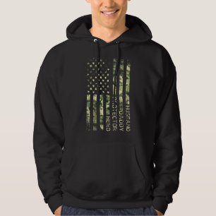 Sudadera Hombres Esposo Papi Protector Hero Fathers Day Fl