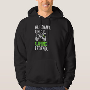 Sudadera Hombres Esposo Tío Gaming Leyenda Gaming Tío Fath