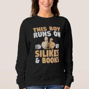 Sudadera Hombres Este Chico Funciona Con Gallinas Seda Y Li