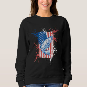 Sudadera Hombres Estilo Vintage Angler Ue Bandera Retro Pes