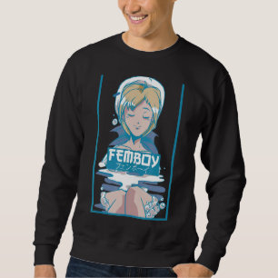 Sudadera Hombres Femboy Vaporwave Femboy