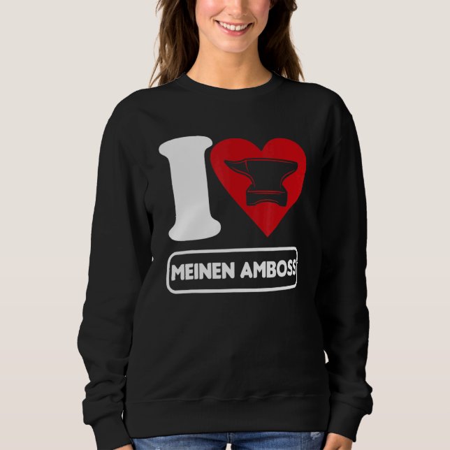 Sudadera Hombres Forjaron Herrero de Arte Forjador Anvil Fo (Anverso)