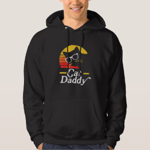 Sudadera Hombres Gato Papi Vintage Ochenta Estilo Gato Hips