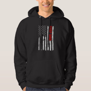 Sudadera Hombres Genial Día del Padre Chef Papá Bandera Ame