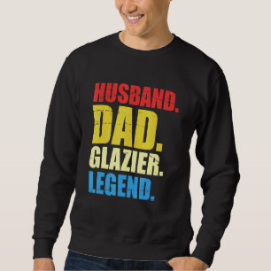 Sudadera Hombres Glazier duro Padres Día Vidrio Fitter W
