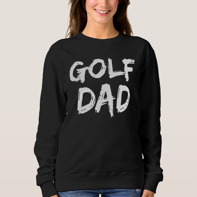Sudadera Hombres Golfer Para Hombres Golfiando Idea De Papá (Anverso)