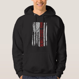 Sudadera Hombres Gran Hermano Vintage La Bandera Estadounid