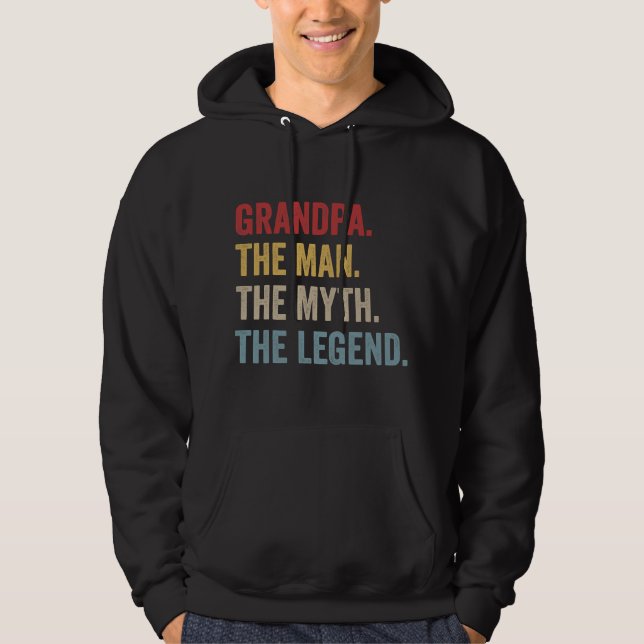 SUDADERA HOMBRES GRANDPA EL HOMBRE EL MITO DE LOS HOMBRES D (Anverso)