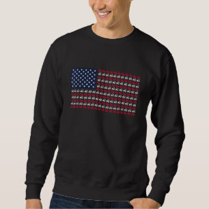 Sudadera Hombres granjeros Tractor de Granjas 4 de julio Ba