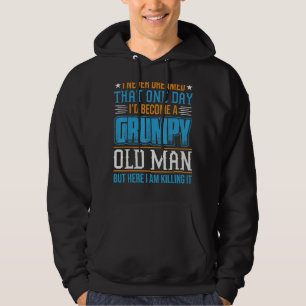 Sudadera Hombres Grumpy Papá Mejor Abuelo Día De Los Abuelo