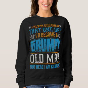 Sudadera Hombres Grumpy Papá Mejor Abuelo Día De Los Abuelo