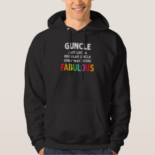 Sudadera Hombres Gtío Fabulous Gay Uncle Lgbtq Rainbow