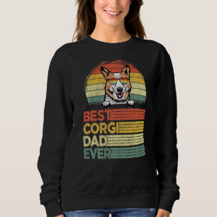Sudadera Hombres Guay Mejor Día del Padre Corgi