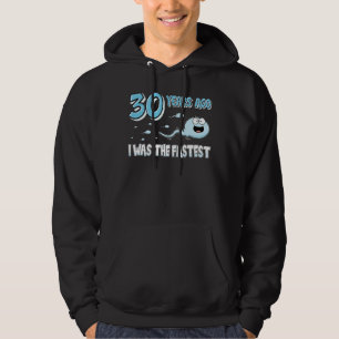 Sudadera Hombres Hace 30 Años Yo Era El Cumpleaños Más Rápi