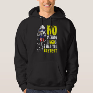 Sudadera Hombres Hace 80 Años Yo Era El Último Cumpleaños 8