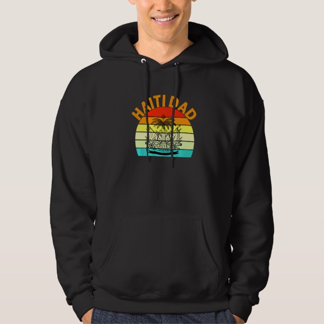 Sudadera Hombres Haití Papá (Anverso)