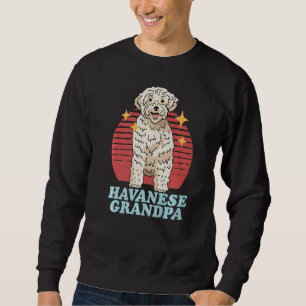 Sudadera Hombres Havaneses Abuelo Dueño de Perro Havanese