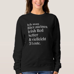 Sudadera Hombres irlandeses de edad roja