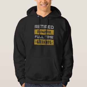 Sudadera Hombres Jubilado INGENIERO DE TI Tiempo Completo A