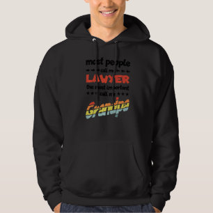 Sudadera Hombres La Mayoría De La Gente Me Llama Abogado Má