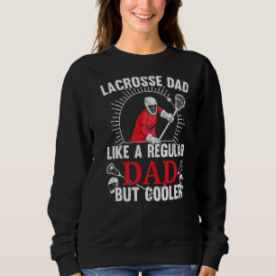 Sudadera Hombres Lacrosse Dad Padre Mejor Padre Nunca Padre
