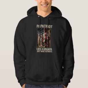 Sudadera Hombres León Patriota Como Un Abuelo Más Patriota