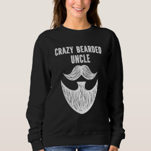 Sudadera Hombres Locos Con Cabello Tío Barba Cultivando Hum