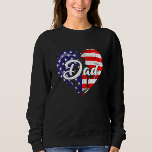 Sudadera Hombres luchadores patrióticos papá Bandera estado