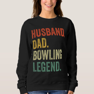 Sudadera Hombres Marido Vintage Papá Boliche Leyenda Fath R