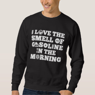 Sudadera Hombres Me encanta el olor a gasolina Mecánico par