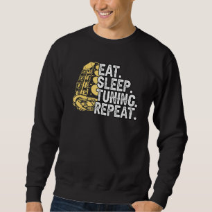 Sudadera Hombres Mecánico Comer Dormir Tuning Repetir Mecán