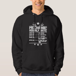 Sudadera Hombres Mecánico de Tarifa Horaria Equipo Mecánico