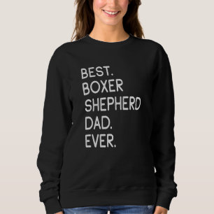Sudadera Hombres Mejor Boxer Pastor Papá