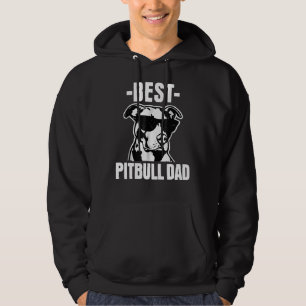 Sudadera Hombres Mejor Bulldog de Pitbull Dad Funny Pit