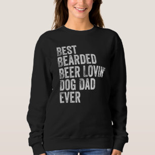 Sudadera Hombres Mejor Cerveza Con Cabello Amante Papá Perr