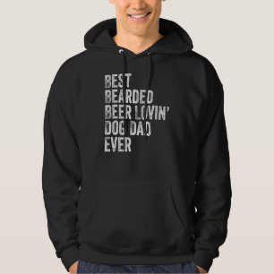 Sudadera Hombres Mejor Cerveza De Cabello Amante Perro Padr