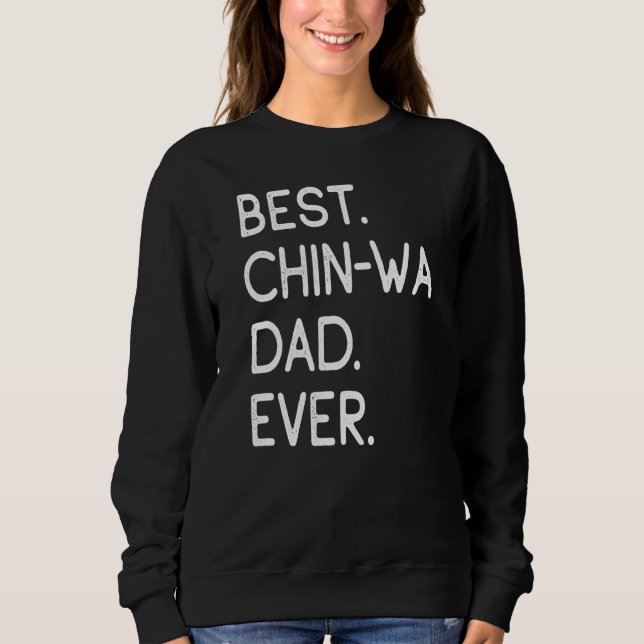 Sudadera Hombres Mejor Chin Wa Dad (Anverso)