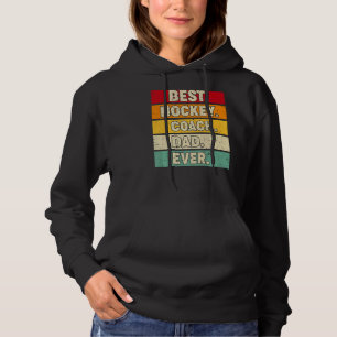 Sudadera Hombres Mejor entrenador de hockey papa de moda